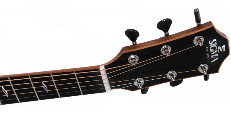 Sigma Guitars Sigma GECE-3+ Macassar Ebony Electro-Acoustic Guitar - Image 5