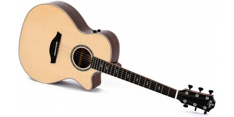 Sigma Guitars Sigma GWCE-3+ Walnut Electro-Acoustic Guitar - Image 3