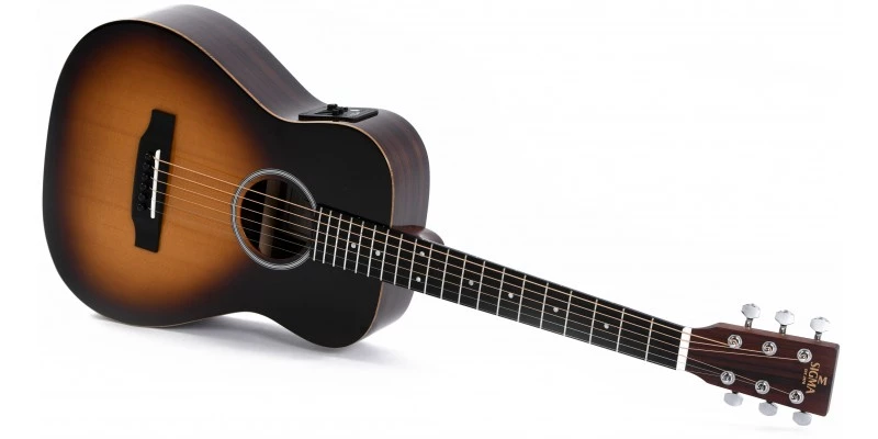 Sigma Guitars Sigma TT-12E-SB+ Travel Electro-Acoustic Guitar Sunburst - Image 2
