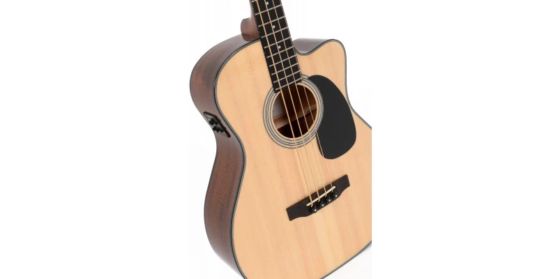 Sigma Guitars Sigma BMC-1STE+ Acoustic Bass Guitar Natural - Image 3