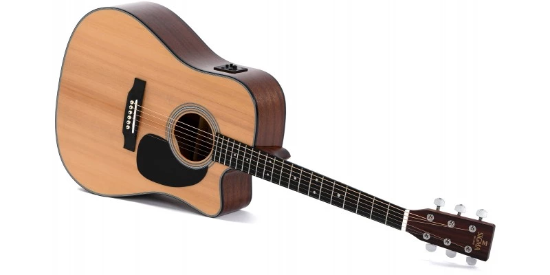 Sigma Guitars Sigma DMC-1STE+ Dreadnought Acoustic Guitar - Image 3