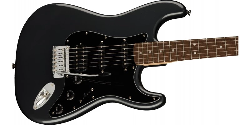 Squier Affinity Stratocaster HSS Pack Charcoal Frost Metallic - Image 3