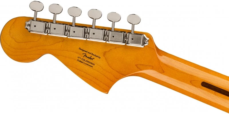 Squier FSR Classic Vibe 60s Jaguar Shell Pink With Matching Headstock - Image 7