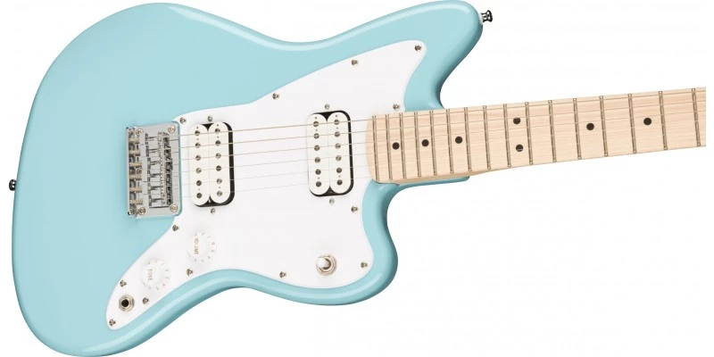 Squier Mini Jazzmaster HH Daphne Blue - Image 3