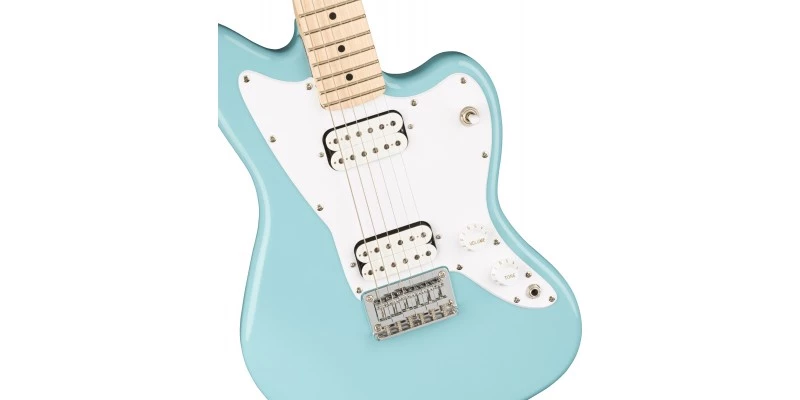 Squier Mini Jazzmaster HH Daphne Blue - Image 4