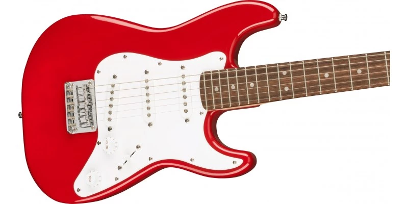 Squier Mini Stratocaster Dakota Red Kids Guitar - Image 3