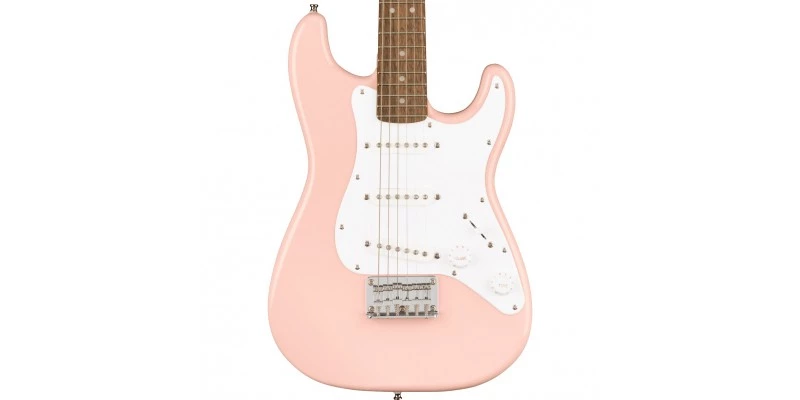 Squier Mini Stratocaster Kids Guitar Shell Pink - Image 2