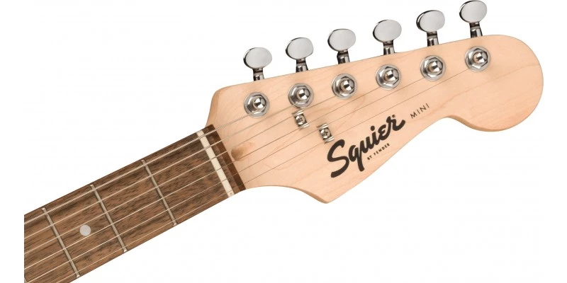 Squier Mini Stratocaster Kids Guitar Shell Pink - Image 6