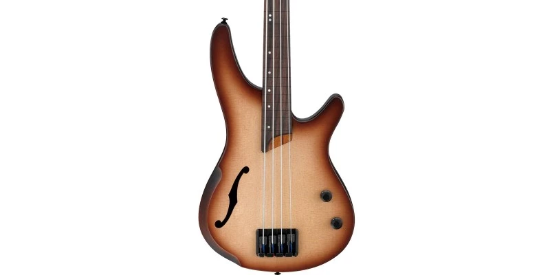 Ibanez SRH500F-NNF Natural Browned Burst Flat Fretless Bass - Image 2