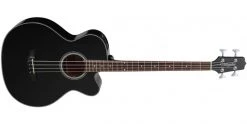 Takamine GB30CE-BLK Jumbo Electro-Acoustic Bass Guitar Gloss Black