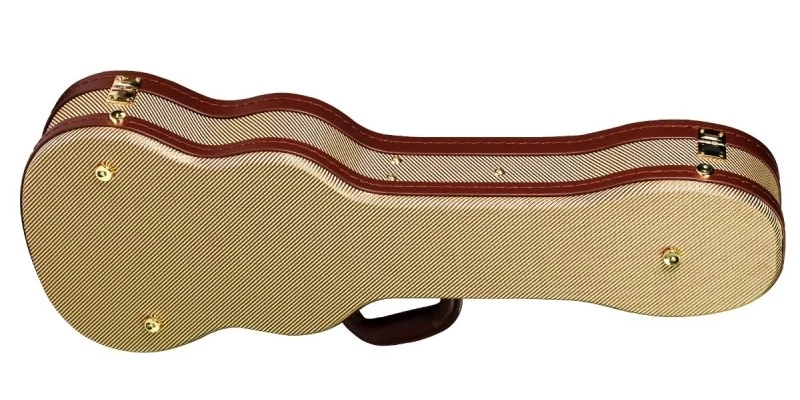 TGI Tenor Ukulele Tweed Wooden Case - Image 2