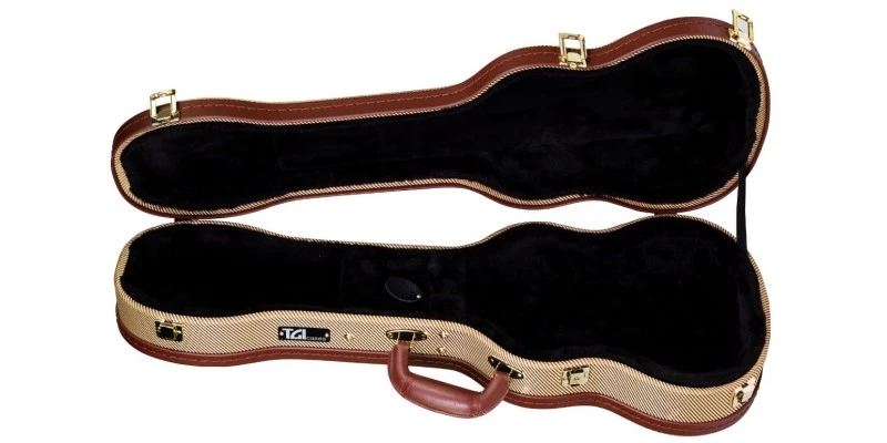 TGI Tenor Ukulele Tweed Wooden Case - Image 3