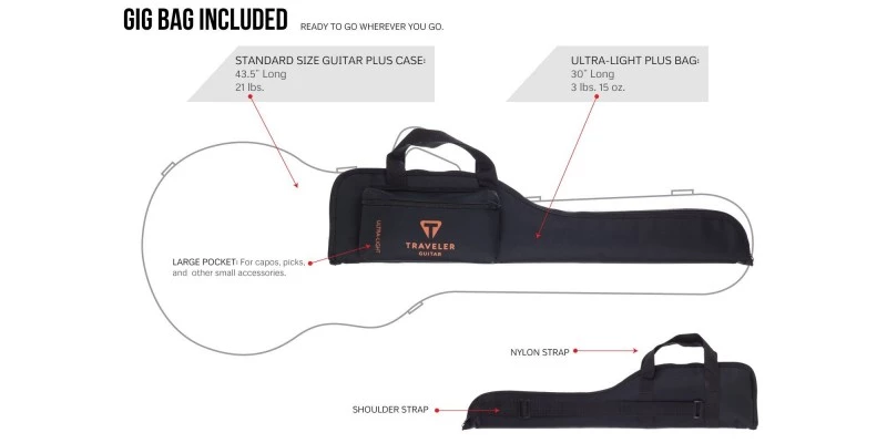Traveler Guitar Traveler Ultra-Light Electric Travel Guitar Maple - Image 6