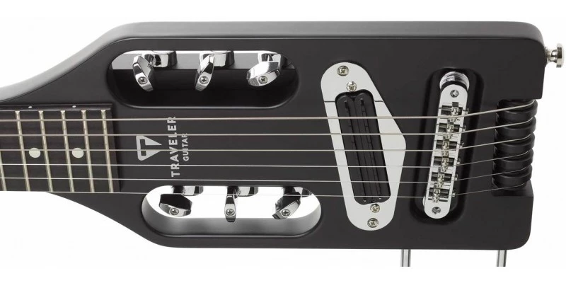Traveler Guitar Traveler Ultra-Light Electric Travel Guitar Left Handed Matte Black - Image 3