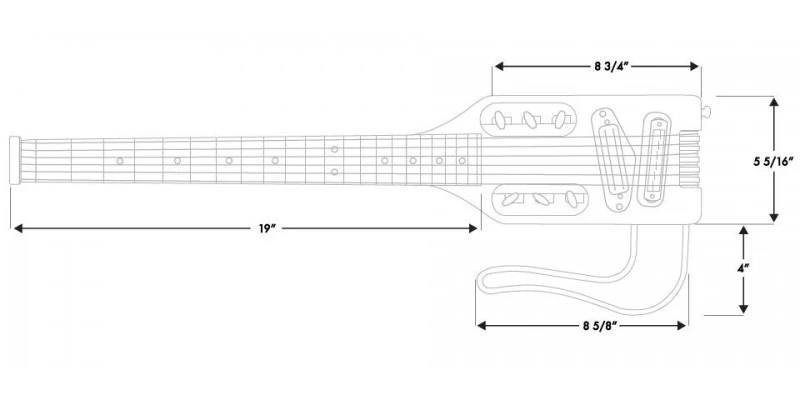 Traveler Guitar Traveler Ultra-Light Electric Travel Guitar Left Handed Matte Black - Image 10