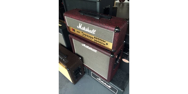 Marshall JVM205H 1936 Half Stack Burgundy Snakeskin - Image 3
