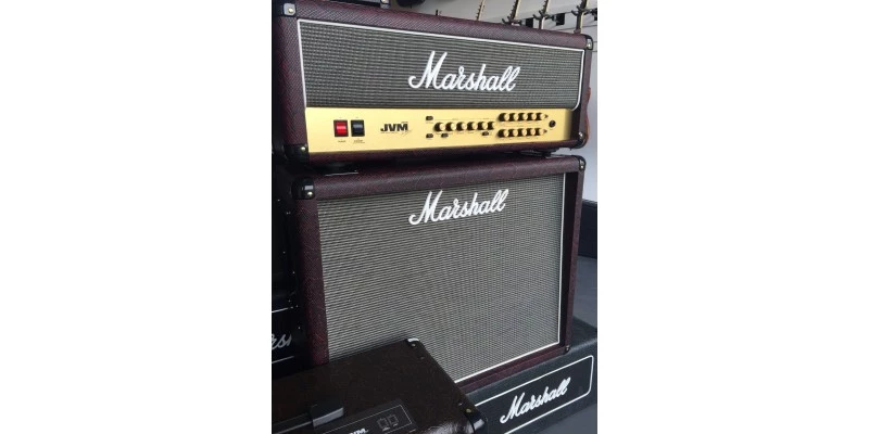 Marshall JVM205H 1936 Half Stack Burgundy Snakeskin - Image 2