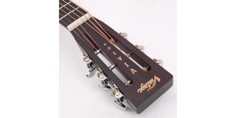 Vintage VTR800PB Viator Paul Brett Signature Travel Guitar - Image 7