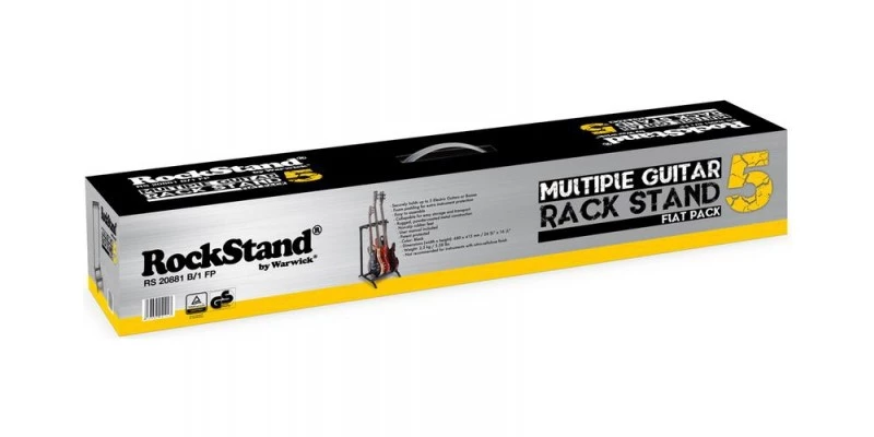 Warwick RockStand Multiple Guitar Rack Stand For 5 Electric Guitars / Basses Flat-Pack - Image 5